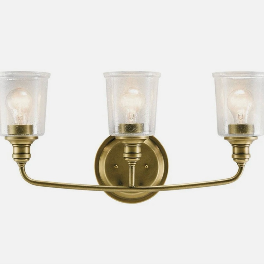 Kichler Natural Brass Vanity Light